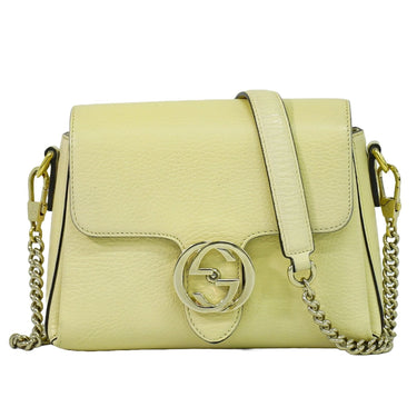 Gucci Interlocking Top Handle Bag Leather