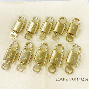 Louis Vuitton Cadenas Bag Charm Gold-plated