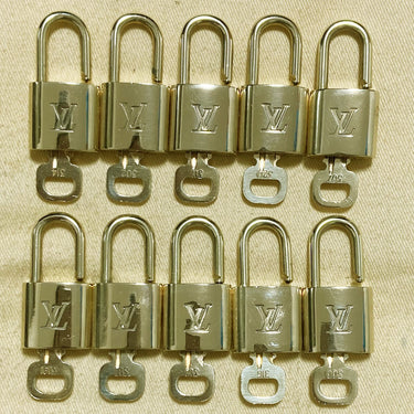 Louis Vuitton Cadenas Bag Charm Gold-plated
