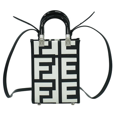 Fendi Sunshine Shopper Tote Leather