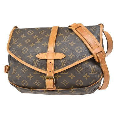 Louis Vuitton Saumur Handbag Monogram Canvas