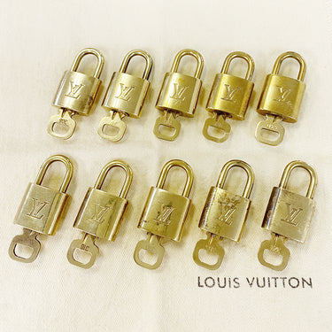 Louis Vuitton Cadenas Bag Charm Gold-plated