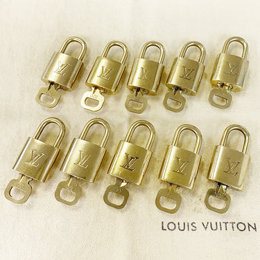 Louis Vuitton Cadenas Bag Charm Gold-plated
