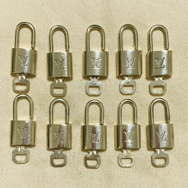 Louis Vuitton Cadenas Bag Charm Gold-plated