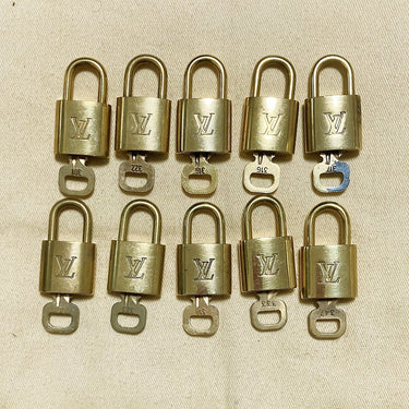 Louis Vuitton Cadenas Bag Charm Gold-plated
