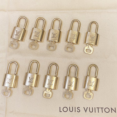 Louis Vuitton Cadenas Bag Charm Gold-plated