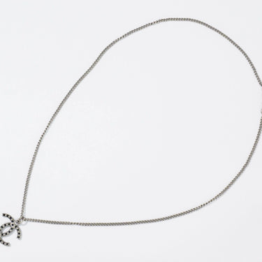 Chanel CC Pendant Necklace Metal