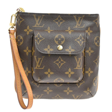 Louis Vuitton Partition Wristlet Clutch Monogram Canvas
