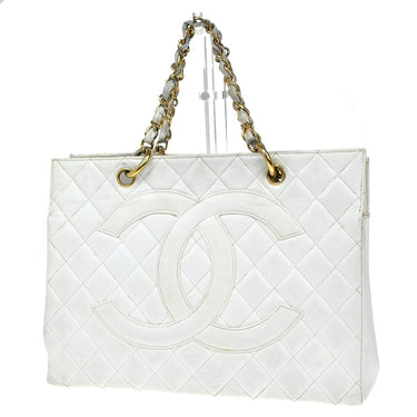 Chanel Vintage Grand Shopping Tote Quilted Lambskin