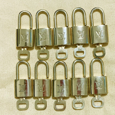 Louis Vuitton Cadenas Bag Charm Gold-plated
