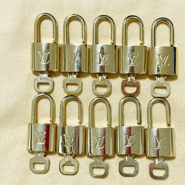 Louis Vuitton Cadenas Bag Charm Gold-plated