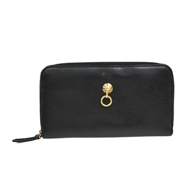 Fendi By The Way Zip Around Wallet Leather