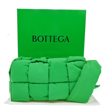 Bottega Veneta Padded Tech Cassette Crossbody Bag Intrecciato Nylon