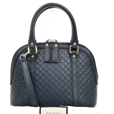 Gucci Convertible Dome Satchel Microguccissima Leather