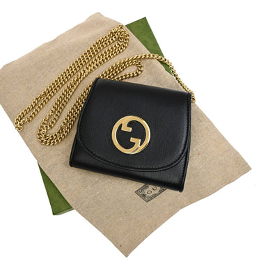 Gucci Blondie NM Wallet on Chain Leather