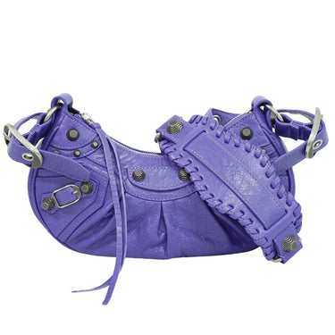 Balenciaga Le Cagole Giant Studs Shoulder Bag Leather