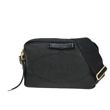 Prada Logo Camera Bag Canvas