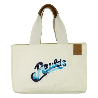 Loewe Paula's Ibiza Tote Canvas with Applique