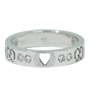 Gucci Icon Ring 18K White Gold