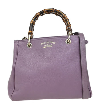 Gucci Bamboo Shopper Tote Leather