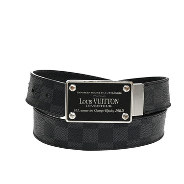 Louis Vuitton Inventeur Belt Damier Graphite
