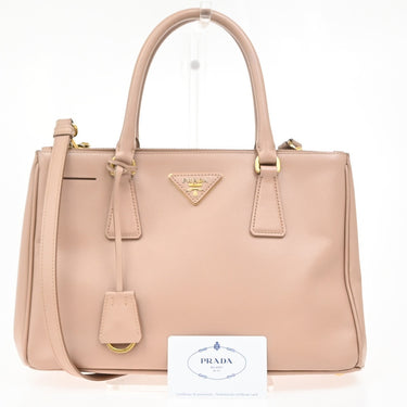 Prada Galleria Double Zip Tote Leather