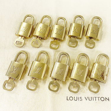Louis Vuitton Cadenas Bag Charm Gold-plated