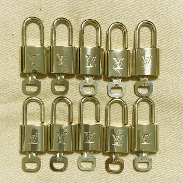 Louis Vuitton Cadenas Bag Charm Gold-plated