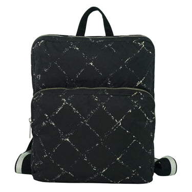 Chanel Travel Line Zip Backpack Printed Nylon