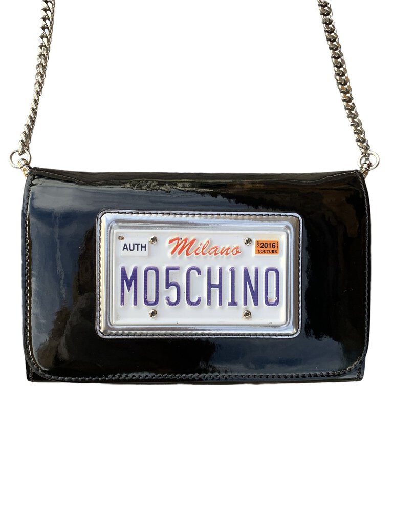 Moschino License Plate Bag