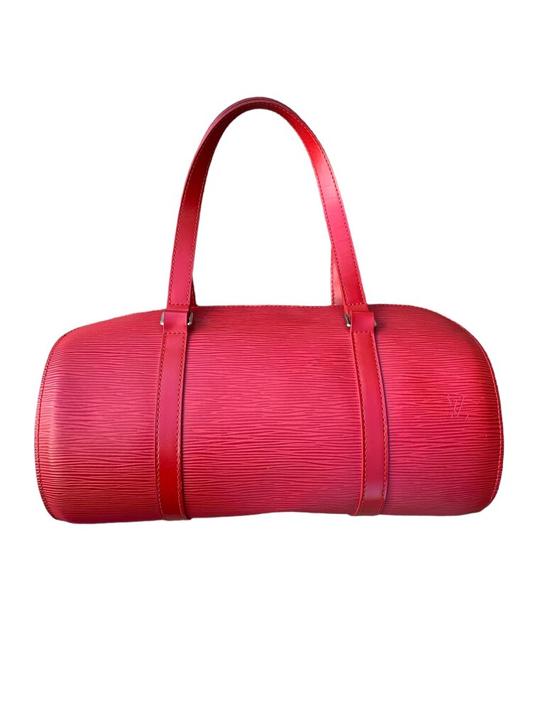 Louis Vuitton Epi Papillon Red Round Bag